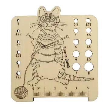 Emma Ball - Wooden Needle Gauge