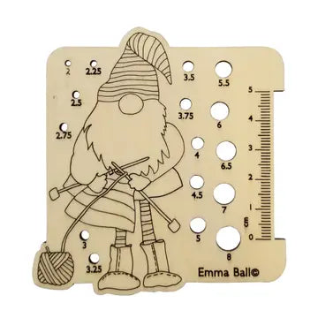 Emma Ball - Wooden Needle Gauge